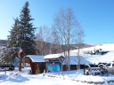 main lodge in winter